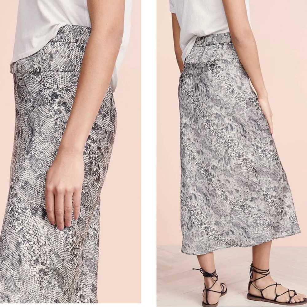 NWOT Free People Normani Bias Midi Skirt - Picture 3 of 10